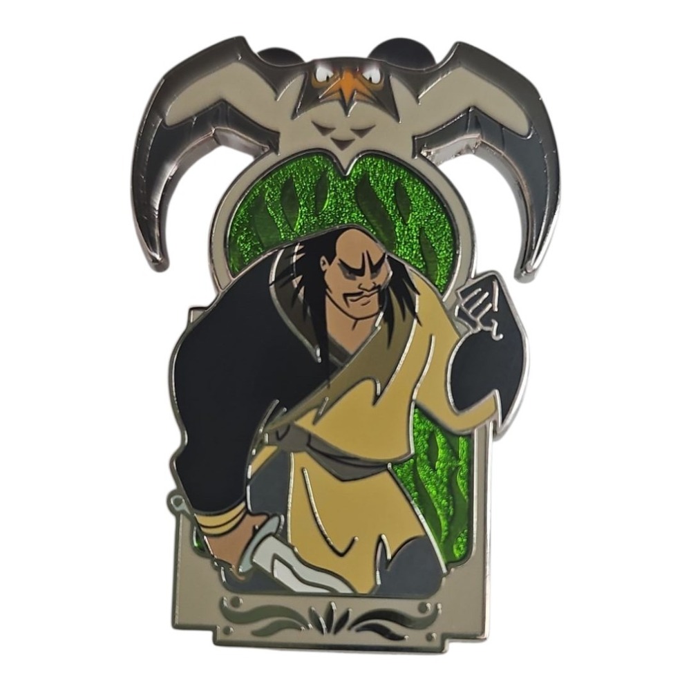 Disney Pins Villain Mystery Shan Yu Portrait Pin Mulan‎ Pins 2024